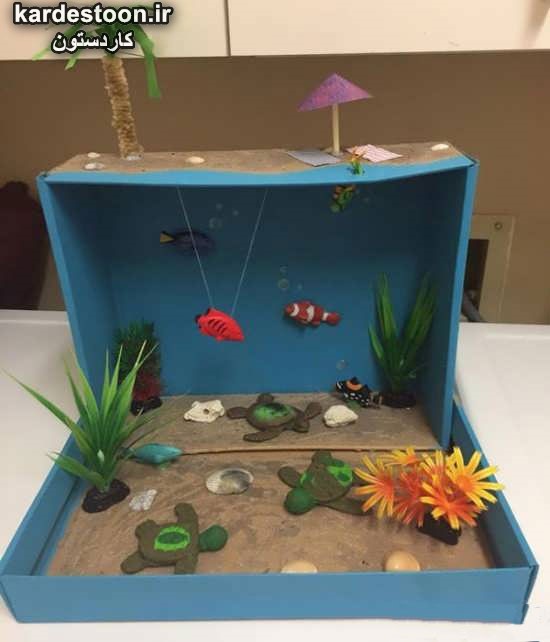 آموزش کاردستی دلفین با کاغذ های رنگی