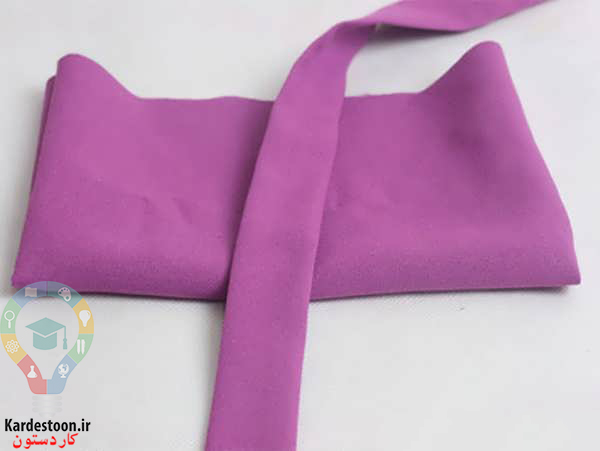 آموزش دوخت جامدادی پارچه ای ساده