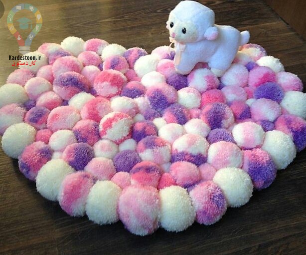 آموزش ساخت منگوله کاموایی تزیینی با چنگال