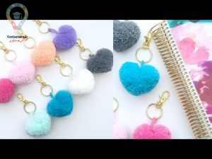 آموزش ساخت منگوله کاموایی تزیینی با چنگال