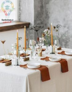 37 ایده تزیین میز غذا خوری در منزل
