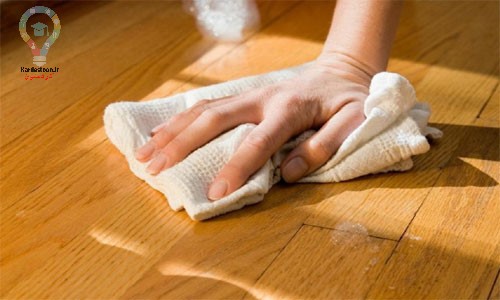 تمیز کردن پارکت