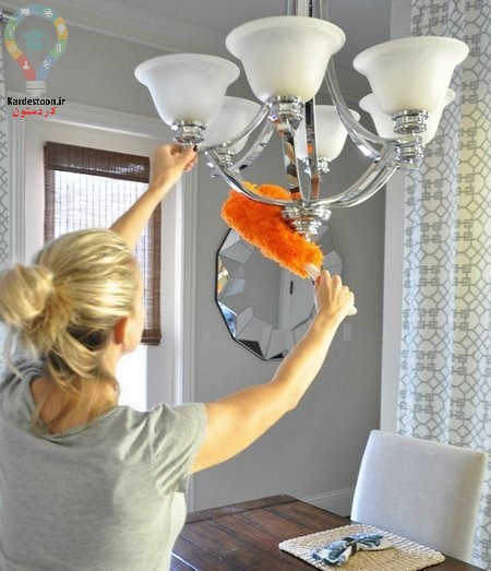 تمیز کردن خانه 