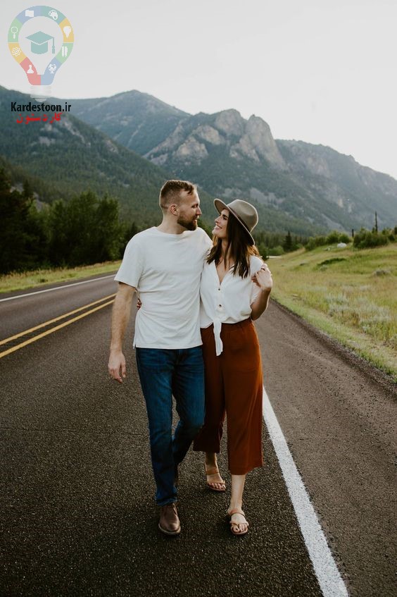 جدیدترین ژست عکاسی عاشقانه دونفره