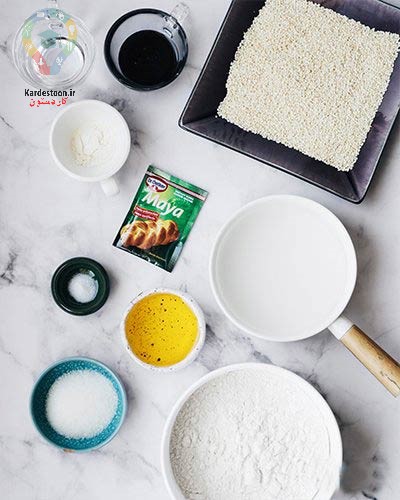 آموزش طرز تهیه نان سیمیت اصل ترکیه