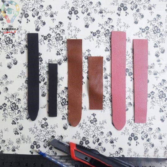 دوخت دستبند چرمی