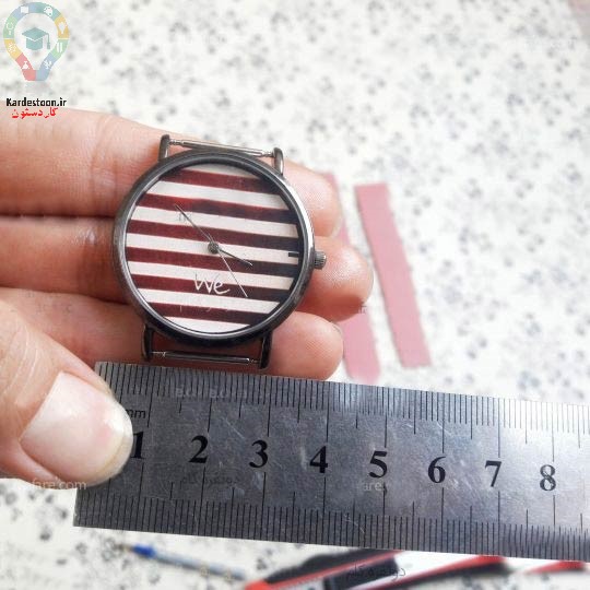 آموزش دوخت دستبند چرمی ساعت مچی