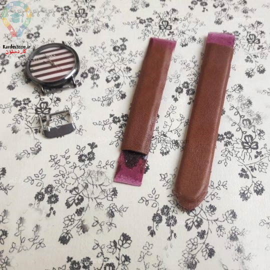 دوخت دستبند چرمی