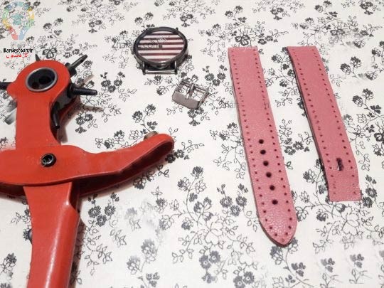 دوخت دستبند چرمی