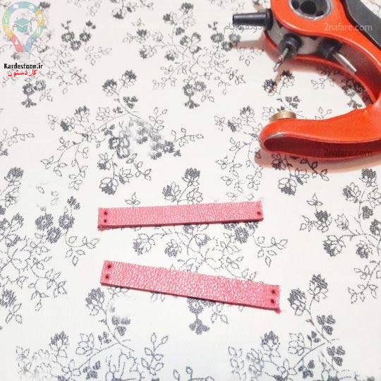 دوخت دستبند چرمی