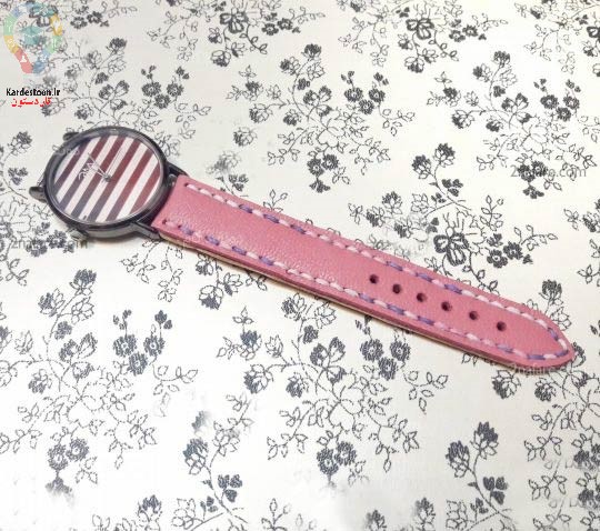 دوخت دستبند چرمی