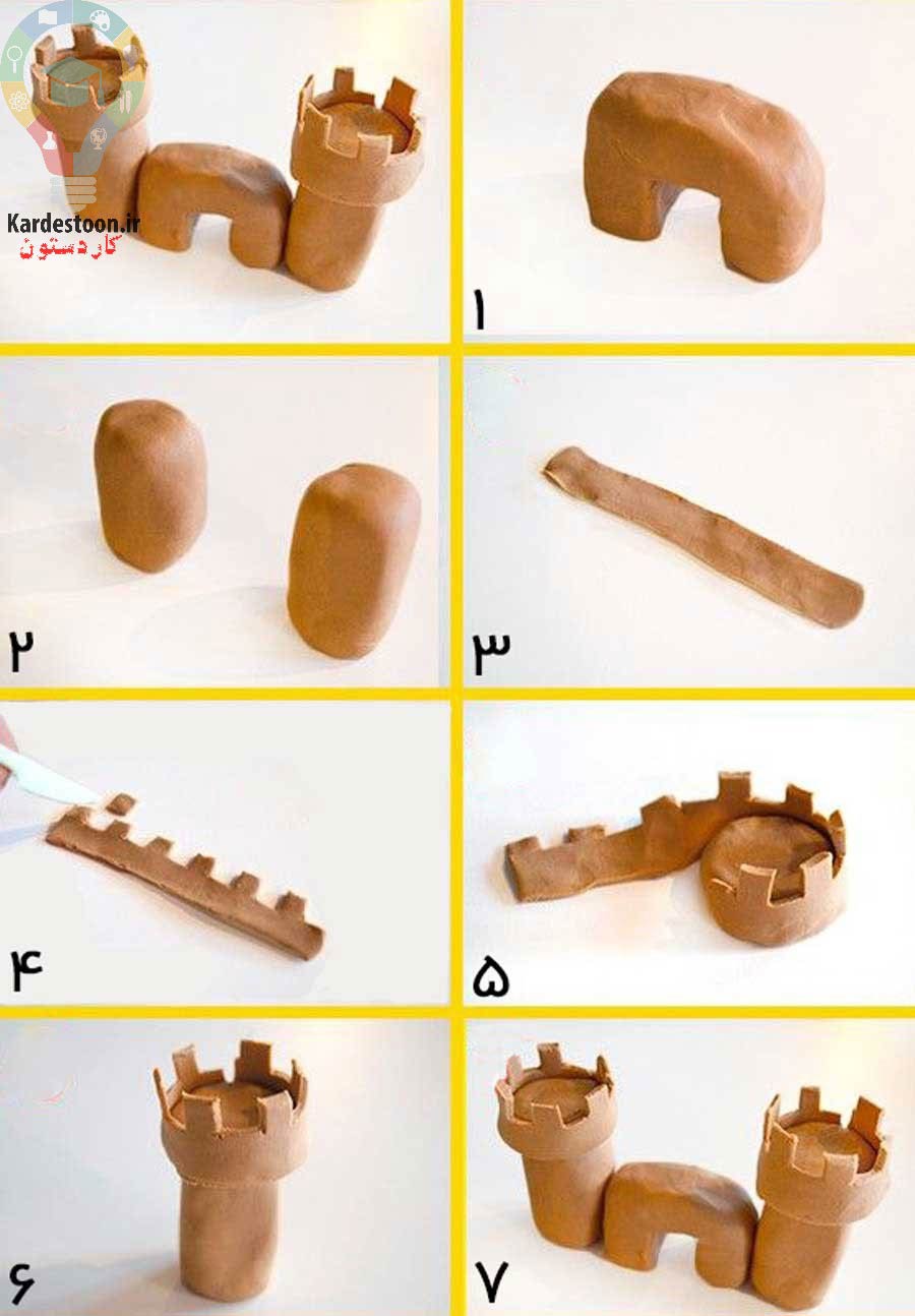کاردستی با خمیر بازی