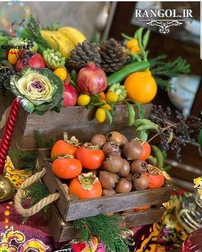 تزیین سفره شب یلدا شیک برای منزل سال 1400