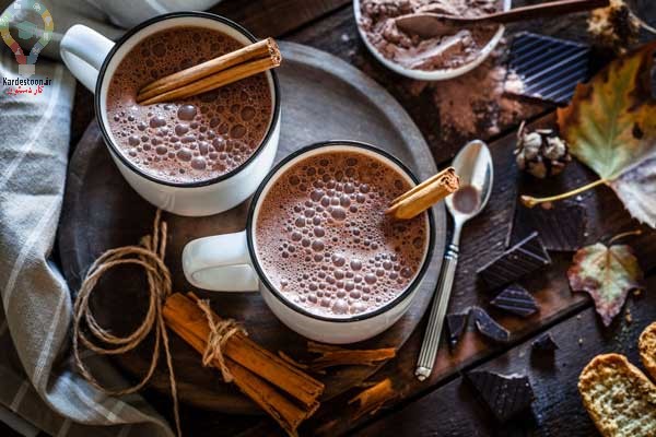 طرز تهیه هات چاکلت با غلظت کم برای فصل سرد !