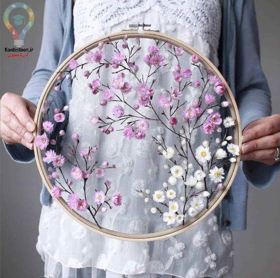 30 طرح جدید گلدوزی دستی زیبا و متفاوت
