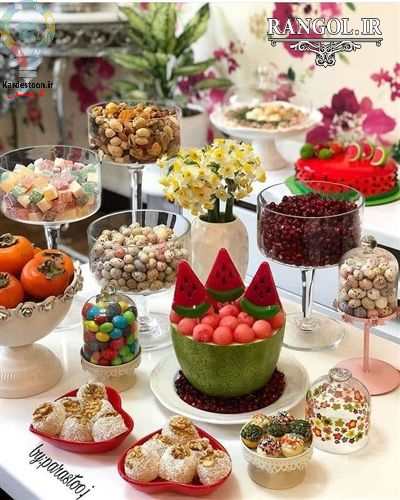 سفره شب یلدا امسال