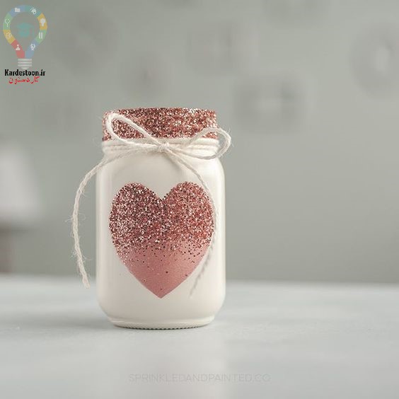 چند نمونه ساخت کاردستی و خلاقیت با شیشه مربا