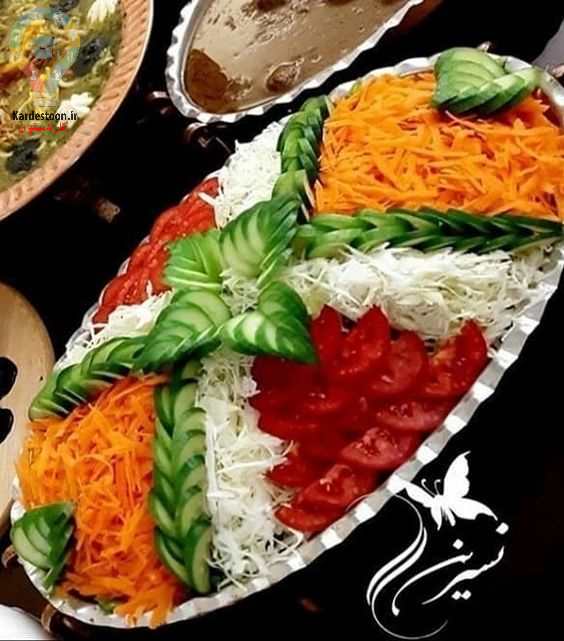 تزیین سالاد فصل مجلسی با ایده های جذاب