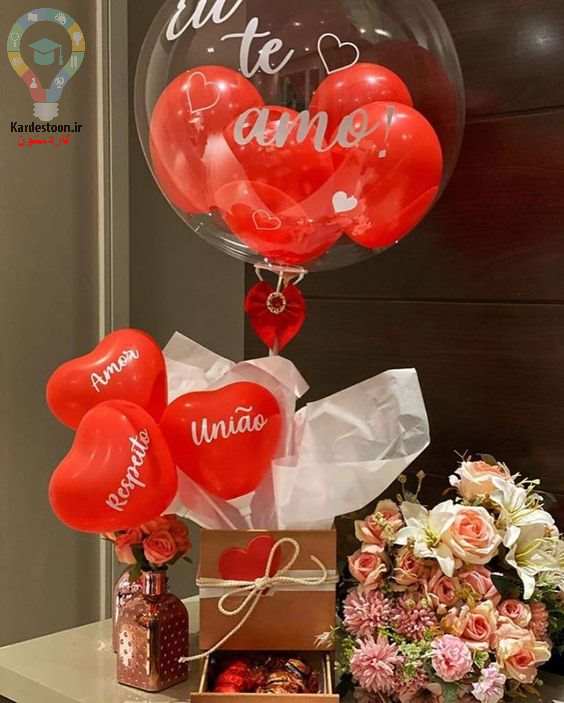 تزیین خانه شیک و ساده برای ولنتاین 