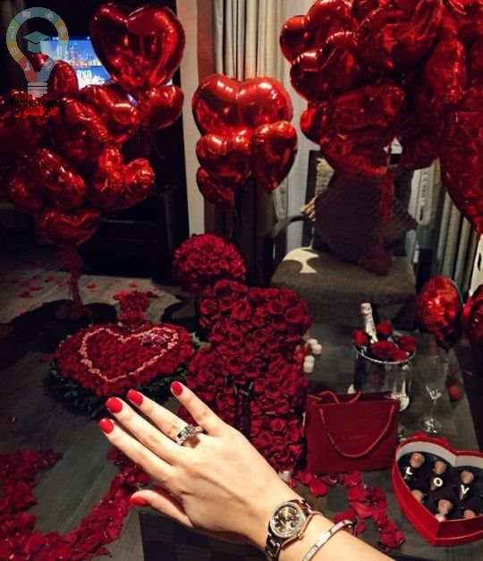 تزیین خانه شیک و ساده برای ولنتاین 