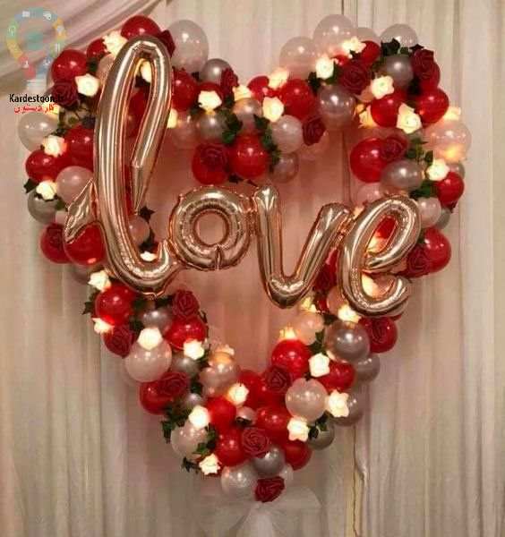 تزیین خانه شیک و ساده برای ولنتاین 