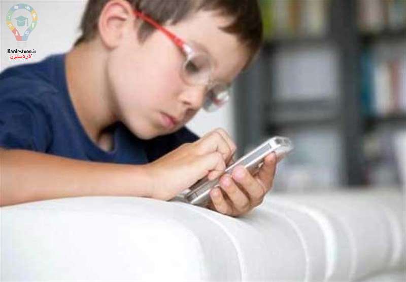 استفاده کودکان از گوشی