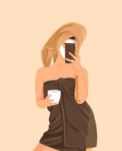 50 تصاویر دخترانه گرافیکی جذاب برای اینستاگرام