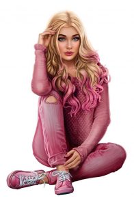 عکس گرافیکی فانتزی دخترانه