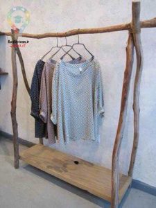 ایده جالباسی چوبی