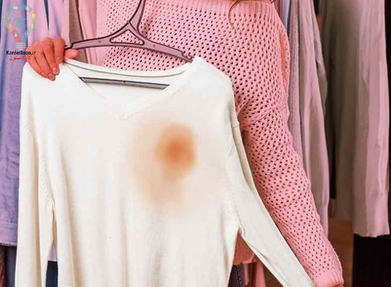 چگونه لکه زنگ زدگی روی لباس سفید را پاک کنیم؟