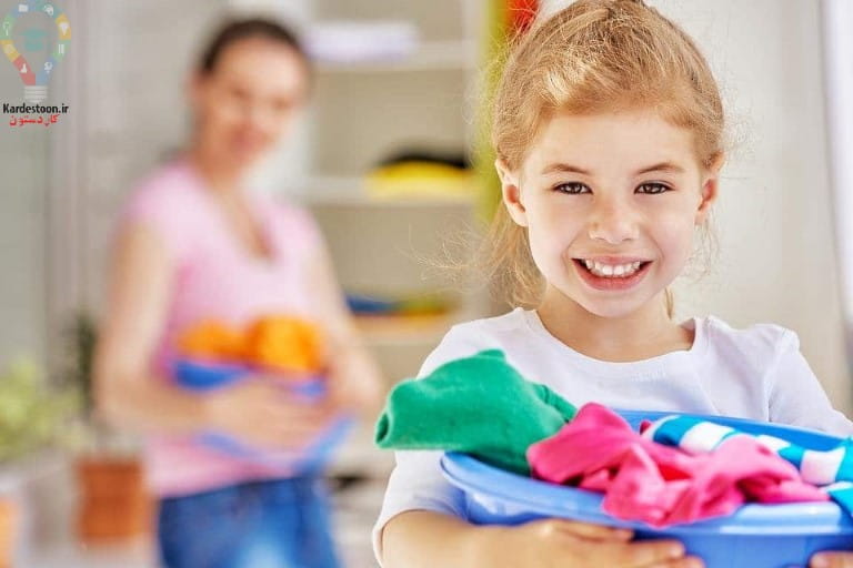 فهرست کارهای خانه برای آموزش به کودکان 2 تا 18 سال