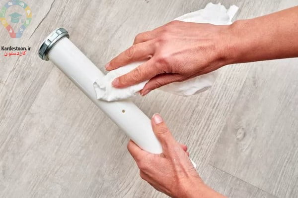 چگونه لوله تخلیه PVC را تعمیر کنیم؟