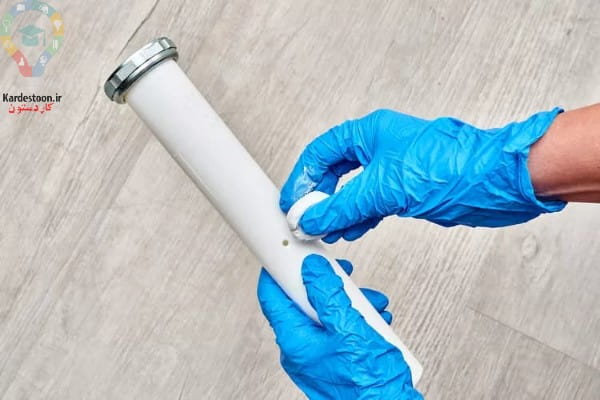 چگونه لوله تخلیه PVC را تعمیر کنیم؟