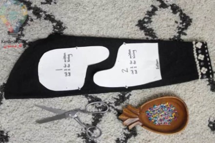 آموزش ساخت دستکش با پارچه اضافی