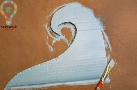 آموزش ساخت تابلوی هنری با صدف