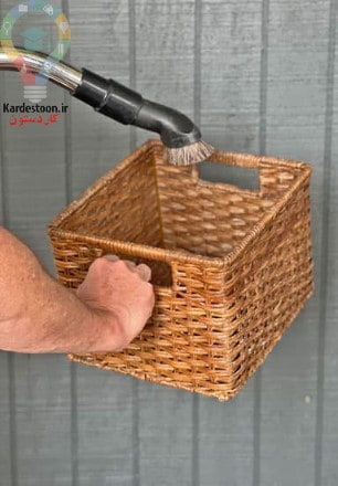 آموزش تمیز کردن سبدهای حصیری
