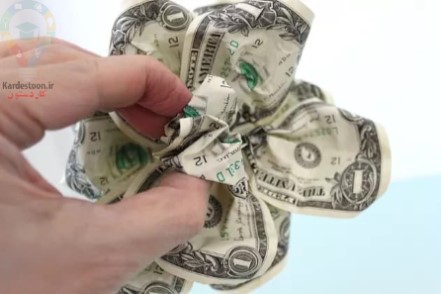 آموزش ساختن گل رز با پول