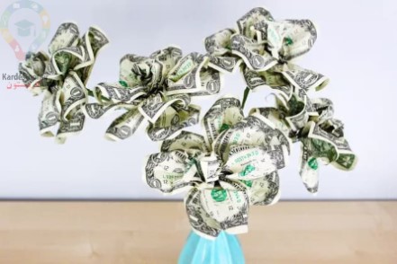آموزش ساختن گل رز با پول