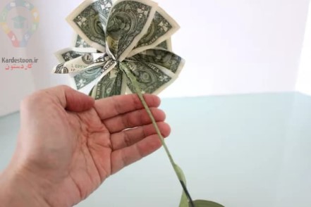 آموزش ساختن گل رز با پول