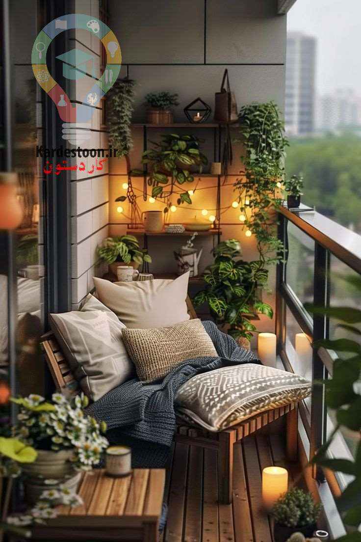 چطور بالکن را با نورپردازی زیباتر کنیم؟