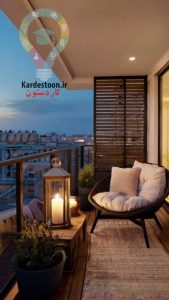 چطور بالکن را با نورپردازی زیباتر کنیم؟