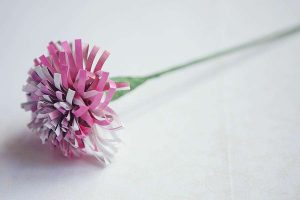 درست كردن گل با کاغذ