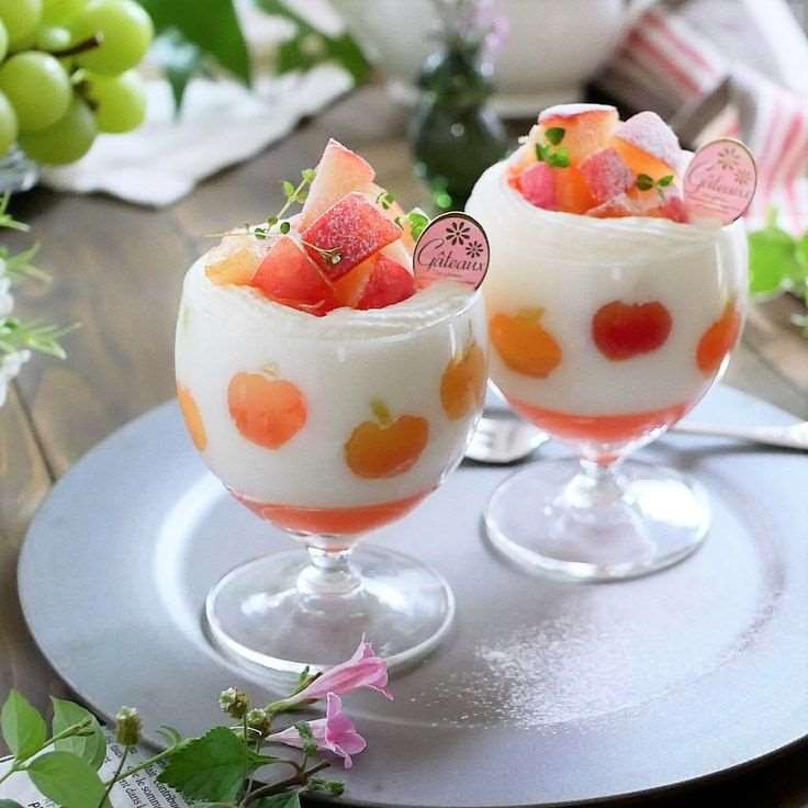 تزیین ژله با ترافل رنگی