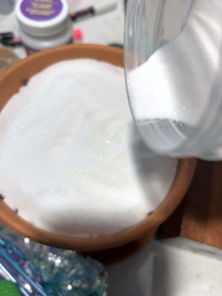 آموزش ساخت گل کاکتوس جذاب با سنگ ریزه
