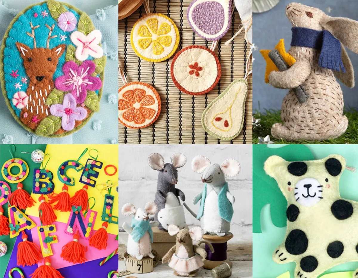 بهترین کاردستی‌های نمدی سال 2025 برای بزرگسالان!