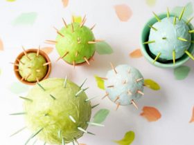 آموزش ساخت کاردستی کاکتوس خلال دندانی!