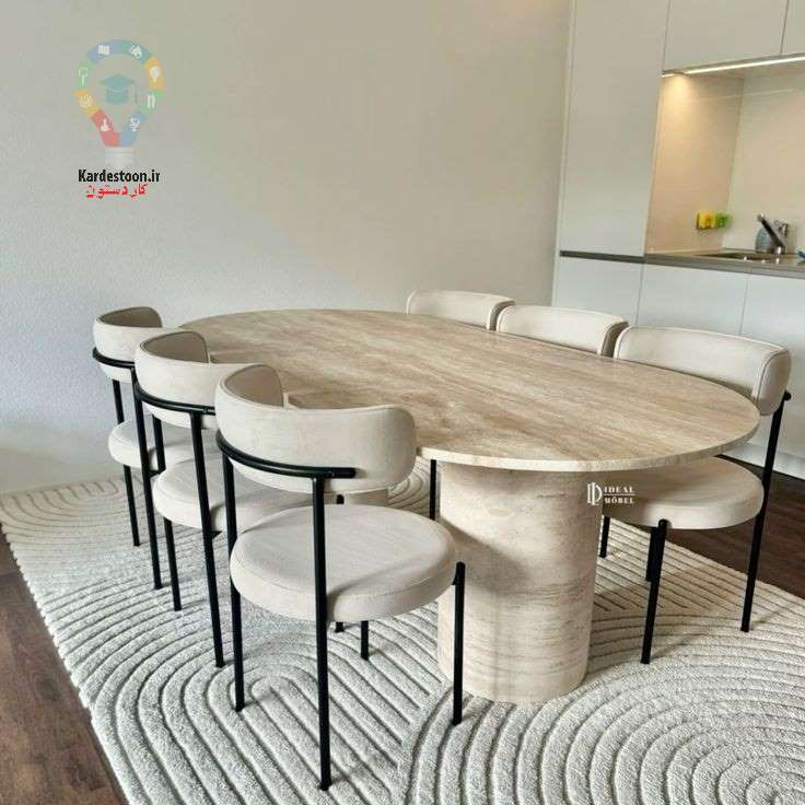 مدل میز ناهارخوری مینیمال مناسب برای سلیقه‌های مختلف