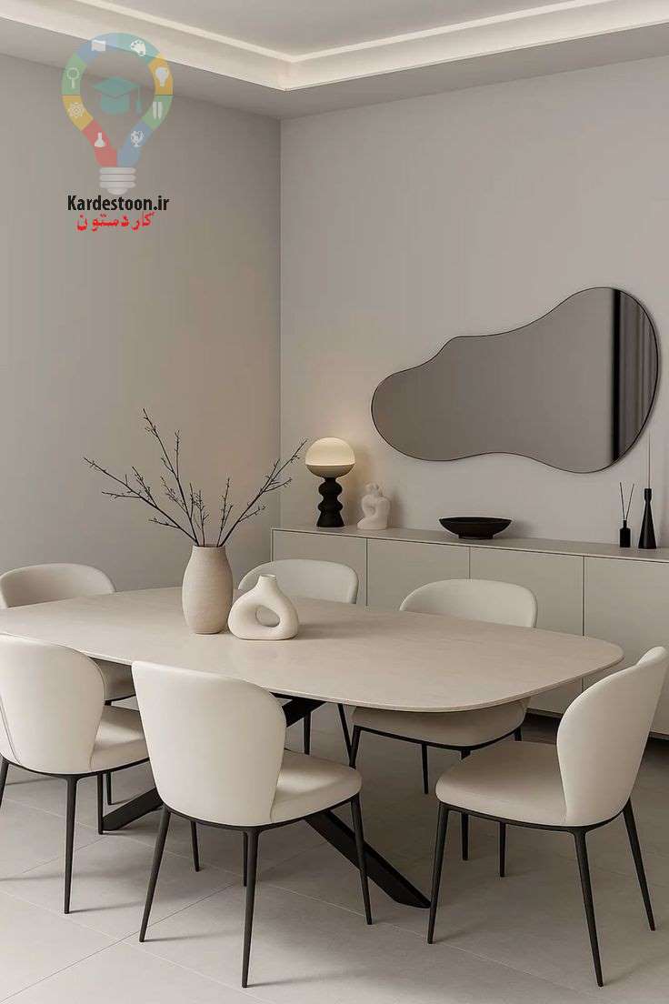 مدل میز ناهارخوری مینیمال مناسب برای سلیقه‌های مختلف