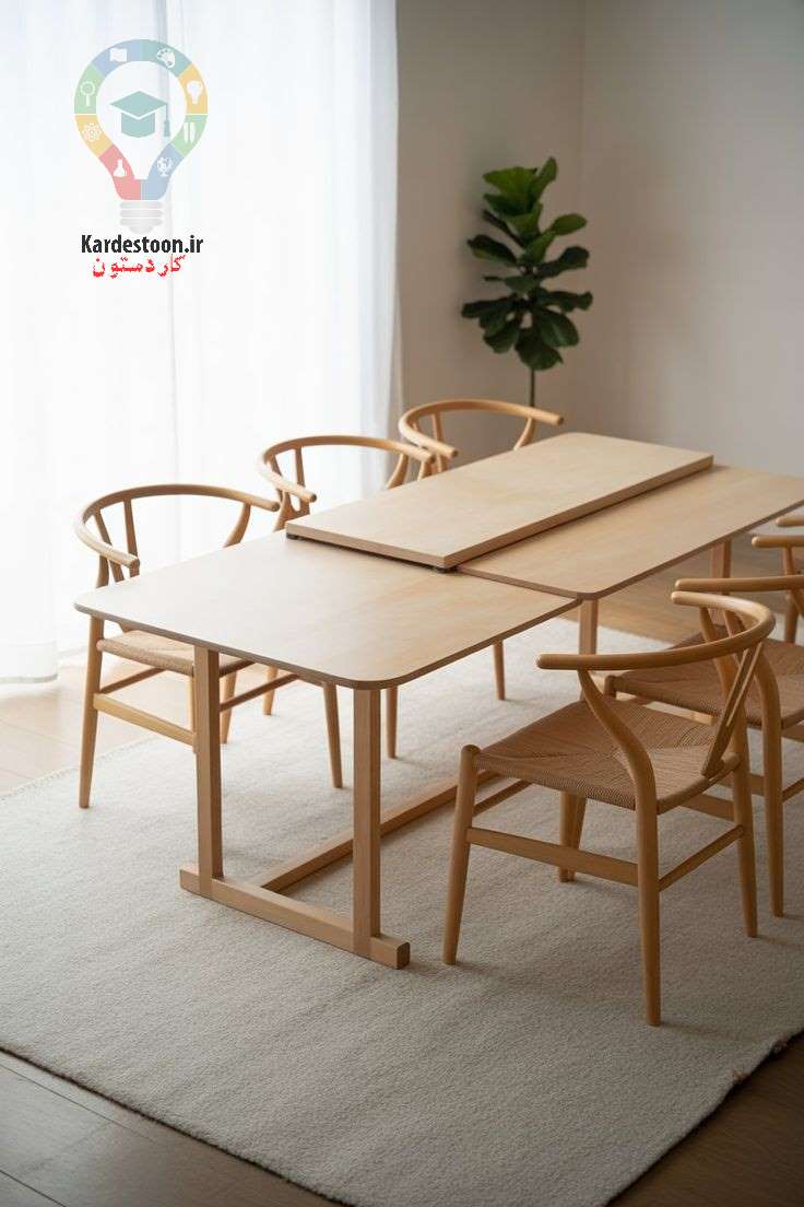 مدل میز ناهارخوری مینیمال مناسب برای سلیقه‌های مختلف