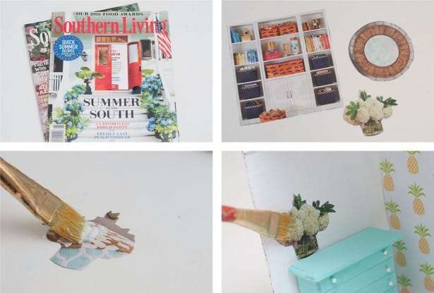 جعبه سفید رنگ شده با اسپری